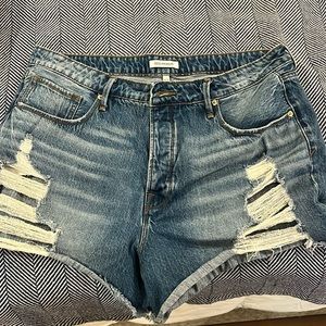 Good American denim shorts